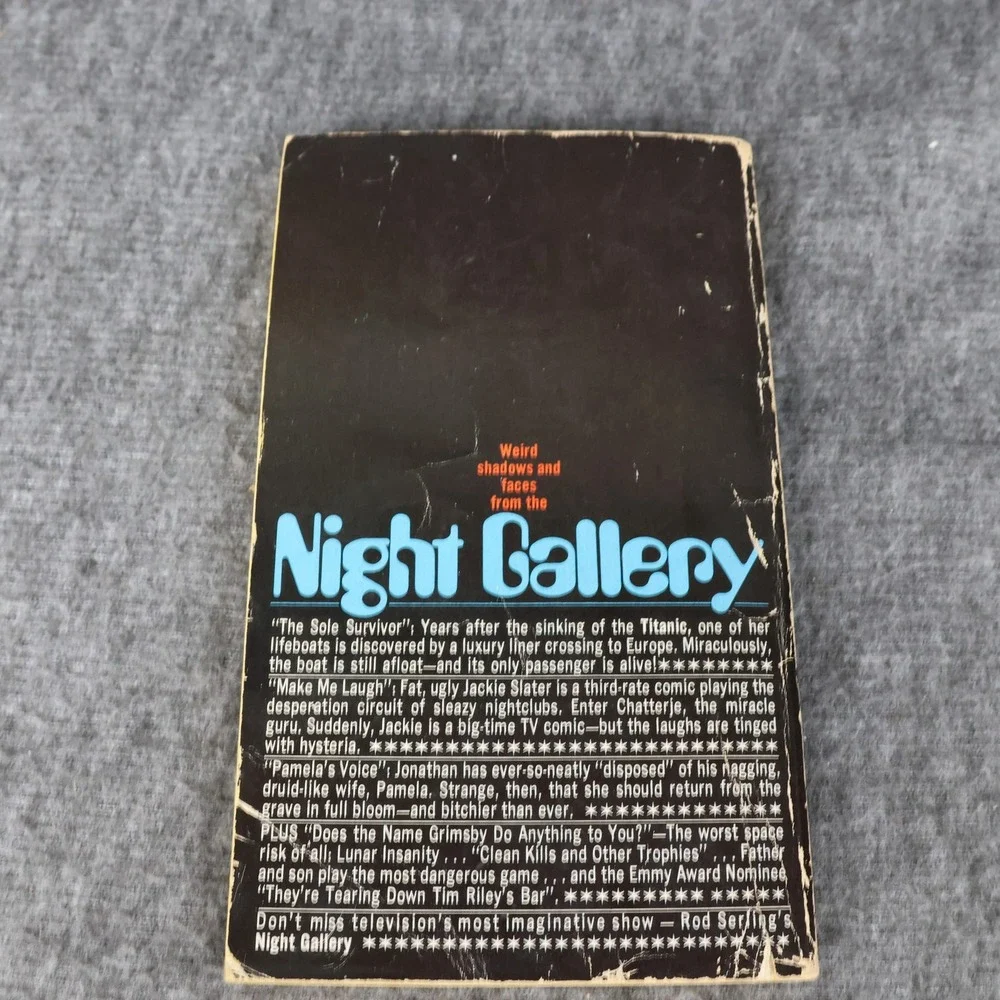 Vintage Rod Serling's Night Gallery Rod Serling Bantam PB Horror Sci-Fi 1971 USA